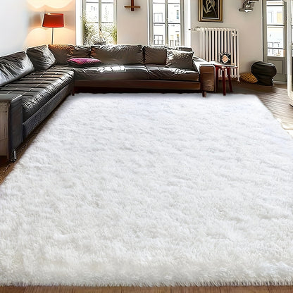 Fluffy Area Rug Large Soft Shag Carpet for Living Room Bedroom – Non-Slip Ultra Thick Plush Floor Mat, Multiple Sizes & Colors, Home Decor