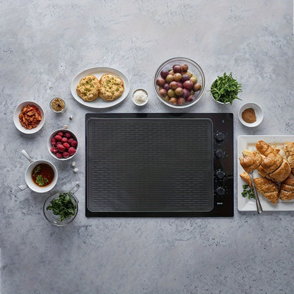 Silicone Covers for Electric Stoves - 28 X 20 Ceramic Stove Protector, Heat-Resistant Glass Cooktop Cover, And Dish Drying Mats for The Kitchen.