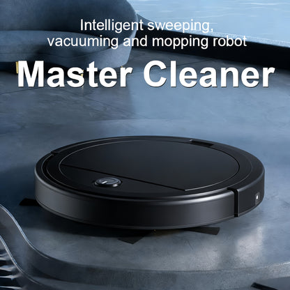 Three-In-One Vacuum Cleaner, Suitable for Floor Cleaning, Pet Hair Cleaning, Paper And Garbage Cleaning, Multi-Functional Robot Vacuum Cleaner, 2000Pa Suction, 150 Minute Life, Powerful Cleaning