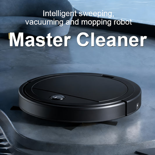 Robot Vacuum Cleaner 3-in-1 – 2000Pa Powerful Suction, 150-Min Runtime, Auto Floor Cleaning for Pet Hair, Dust & Debris, Multi-Functional Robotic Vacuum for Hardwood, Tile & Low-Pile Carpet