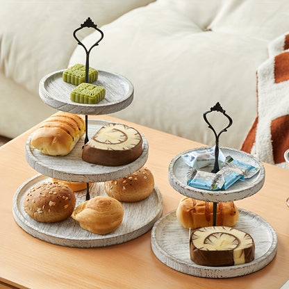 2/3 Tier Wood Cupcake Stand for Cupcakes Rustic Dessert Tier Stand Cupcake Holder Stand Cupcake Stands for Dessert Table Birthday Party, Wedding, Farmhouse, Woodland Shower Decor