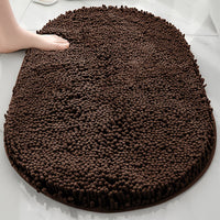 Dark Brown-Chenille Oval