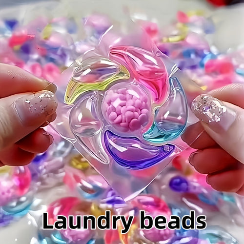 200g Pack/300g Pack/600g Pack/six In One Laundry Gel Beads, Each Weighing 0.35 oz, Concentrated Laundry Detergent, Efficient Cleaning And Stain Removal, Clothing Fragrance Beads