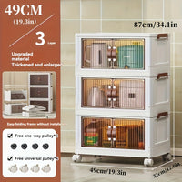 49cm (48QT) (19.3in) 3-tier storage case (upgraded model)