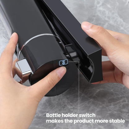 Wall-Mounted Large Capacity Soap Dispenser, 13, 53oz - Manual Press, No-Drill Installation, Plastic - Ideal for Shower Gel, Shampoo & Liquid Cosmetics - Home & Bathroom Organization|Modern Dispenser|Wallmounted Dispense
