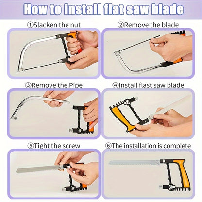 1 Set of Devil's Saw, Curved Saw, Multi-Functional Saw, Mini Hand Saw for Woodworking DIY, Woodworking Hand Saw