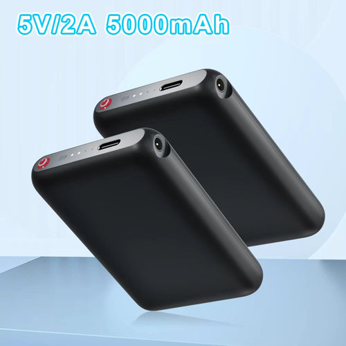 Heated Insole Battery 5V Li-Polymer Rechargeable 5000mAh 6000mAh with Temperature Control DC Connector for Heated Socks Gloves Slippers Insoles Winter Warmth 2pcs