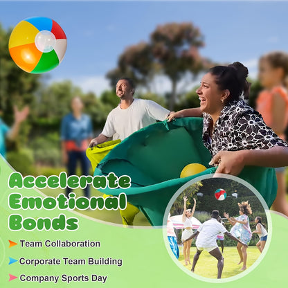 Grandma Pants Yard Games | Fun Inflatable Outdoor Party Games with Elastic Ball, Suitable for Group Participation, Polyester Material