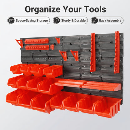 Large Tool Organizer, Wrench, Screwdriver, Drill Bit, Screw, Hammer Storage Rack, Garage Tool Organizer, Multi-functional Storage, A Gift for Family And Friends, Valentine's Day Gifts for Men, Boyfriends, Husbands, And Partners