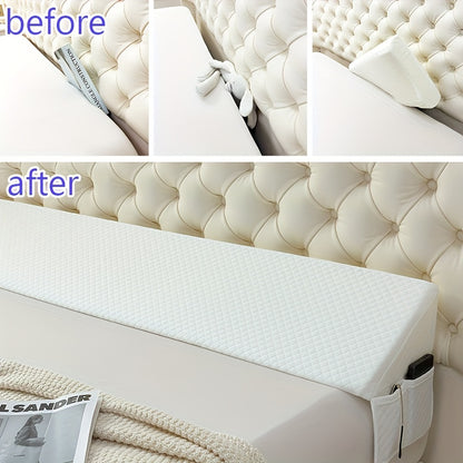 Bed Wedge Pillow - Bed Gap Filler Mattress Wedge Headboard Pillow Close The Gap 0-7" Between Your Headboard And Mattress Or Wall for Sleeping Backrest Pillow