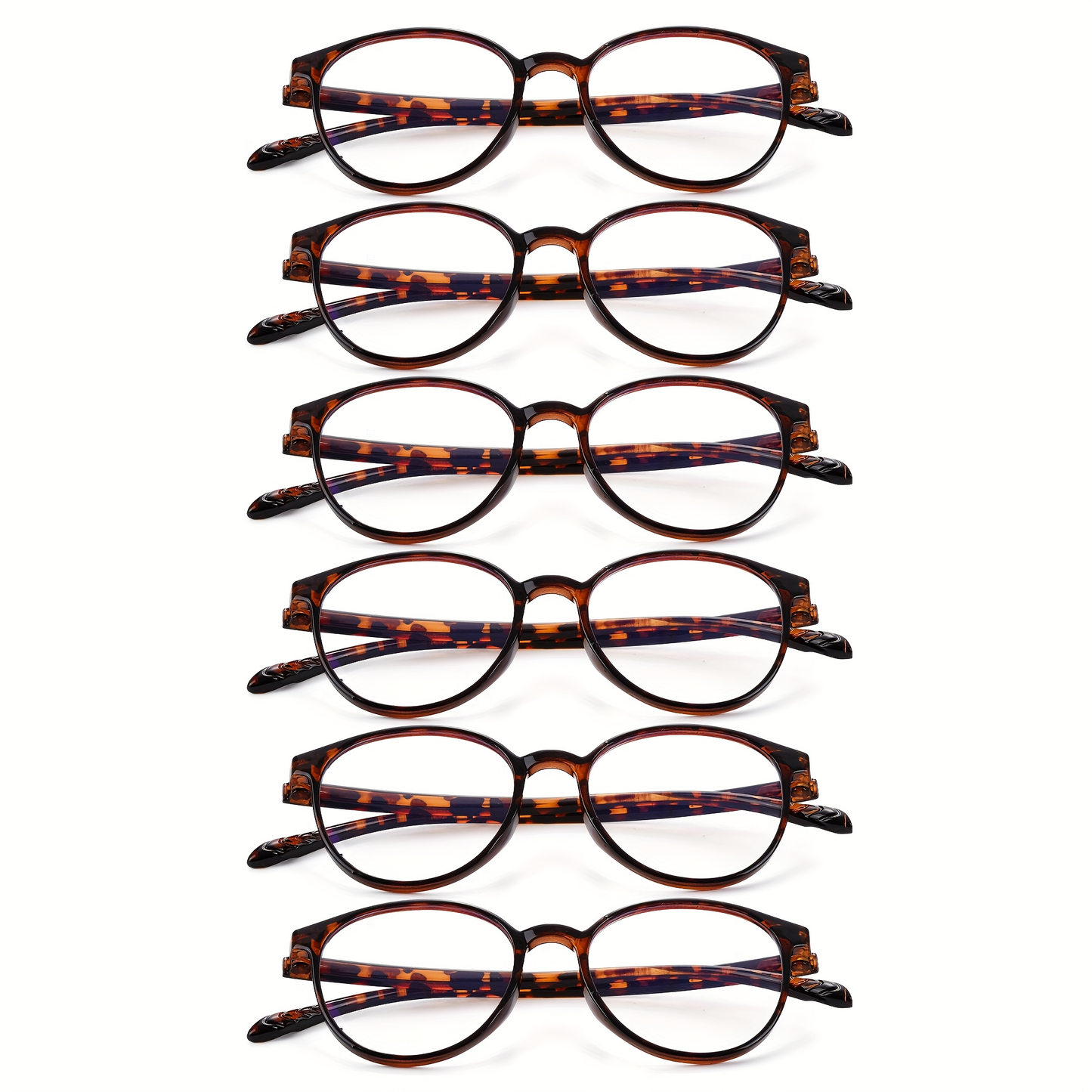 Rimless Reading Glasses for Women 3 Pack - Blue Light Blocking Lightweight Metal Frameless Readers with Anti Eyestrain Lenses, Multiple Colors and Magnifications 1.0X to 4.0X