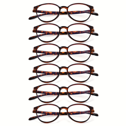 Rimless Reading Glasses for Women 3 Pack - Blue Light Blocking Lightweight Metal Frameless Readers with Anti Eyestrain Lenses, Multiple Colors and Magnifications 1.0X to 4.0X