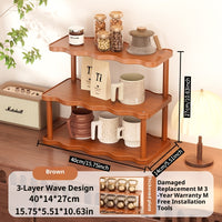 Brown - Wave Style | 3 Layers 40