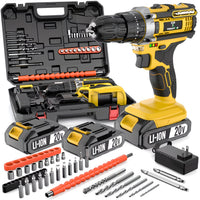 2*20V 2.0Ah Impact Drill Set