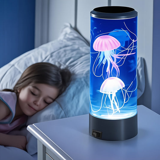 New Jellyfish Lamp Creates a Deep-Sea Atmosphere, with a Soft Nightlight Effect, Lifelike Jellyfish Design, And Various Color Changes. It Is Easy to Install And an Ideal Choice for Bedroom Headboard Decoration Or Home Decoration, Jellyfish Lava Lamp
