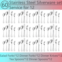 60 Pcs Silvery