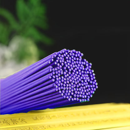 195pcs/ bag, 8.7in Natural Lavender Incense Stick, Suitable for Home Use, Yoga Room, Tea Room, Meditation Scene