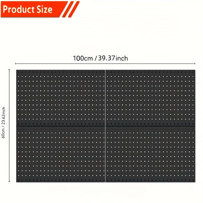 2/ 4pcs Metal Nail Board Wall Board Matched with 10/ 20 Metal Hook, Nail Board Garage Tool Storage, Essential for Storage In The Warehouse, A Space-saving Device. The Best Valentine's Day Gift for Your Boyfriend Or Husband