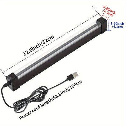5/6/7/8 Pack 40 LEDs UV Black Light bar, Blacklight Bar with 59 inch Cord+USB Plug+Switch, 3 lighting modes, 385-400nm, 5V, Black Lights Portable, for Glow Party, Fluorescent Poster, Body Paint, Halloween/Christmas/Valentine's Day Decorations