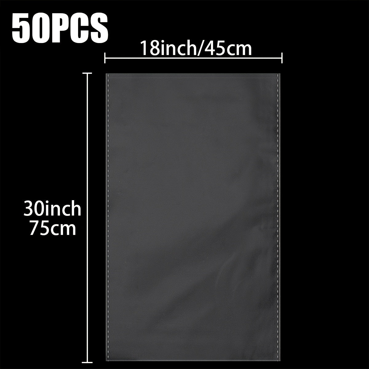50pcs Large Cellophane Bags for Gift Basket Transparent Cellophane Wrap Bags for Christmas Gift Packaging