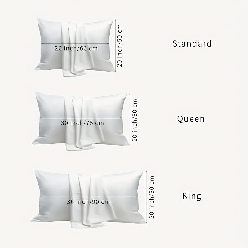 4pcs Softtouch Microfiber Pillowcases - 90Gsm Brushed Wrinkle & Envelope Closure Pillow Covers, Polyester, Multi-Color Options for All Bed Sizes, 1000Tc
