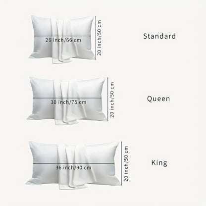 4pcs Softtouch Microfiber Pillowcases - 90Gsm Brushed Wrinkle & Envelope Closure Pillow Covers, Polyester, Multi-Color Options for All Bed Sizes, 1000Tc