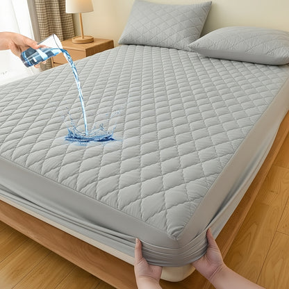 Mattress Protector Cover Soft Breathable Cooling Fitted Sheet Twin Full Queen King Deep Pocket Machine Washable Bed Cover for Home Hotel Minimalist Bedding Multiple Colors