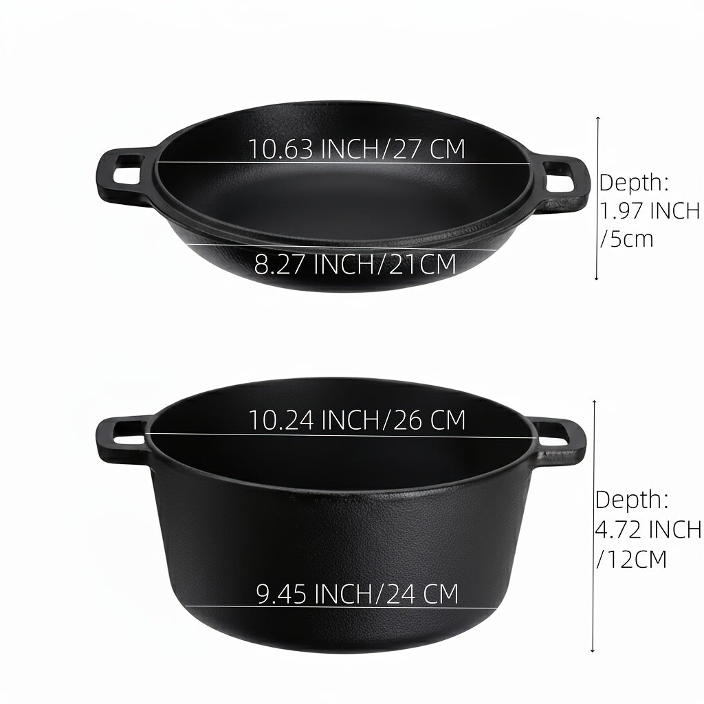 Cast Iron Cookware Sets for Kitchen, Camping & BBQ | Skillets, Dutch Ovens, Griddles & Pizza Pans