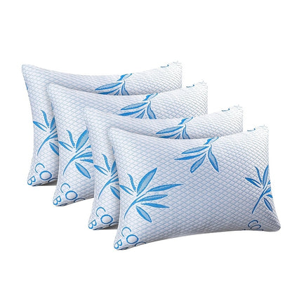 Pillows Set Of 2 - Hotel Luxury Bed Pillows for Sleeping 2 Pack, Supportive Breathable Down Alternative Gusseted Pillow for Side Stomach Or Back Sleepers