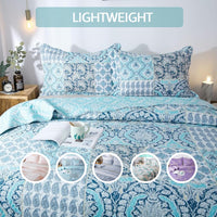 Light Blue Paisley