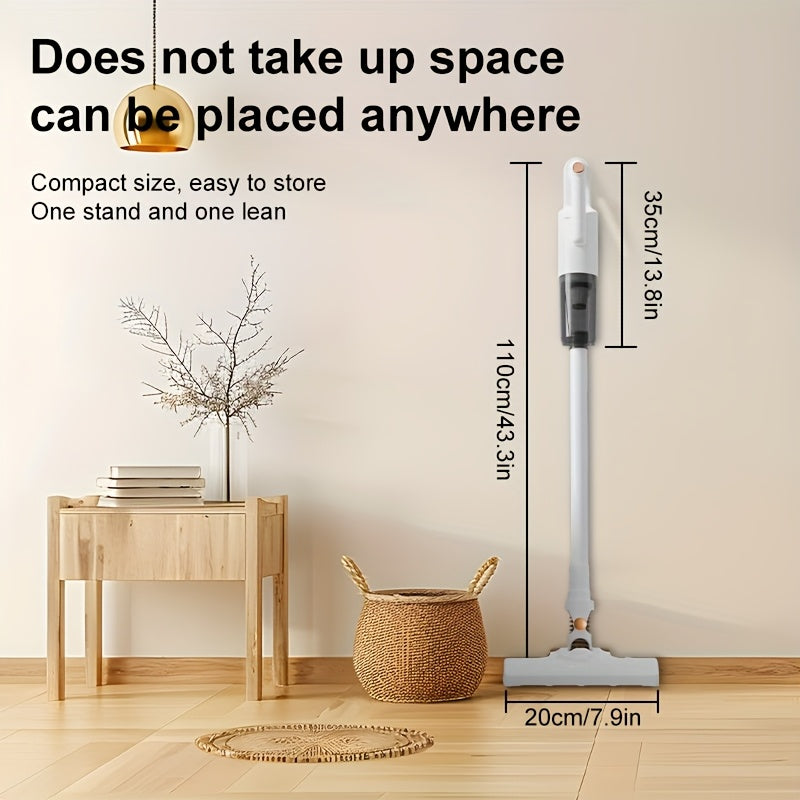 Handheld Vacuum Cleaner, Home Wireless, Super Power, Battery Life 45 Minutes, 5-in-1 Rechargeable Car Vacuum Cleaner, Suitable For Carpet, Hard Floor, Pet Hair Cleaning, Convenient Floor Cleaning Solution.