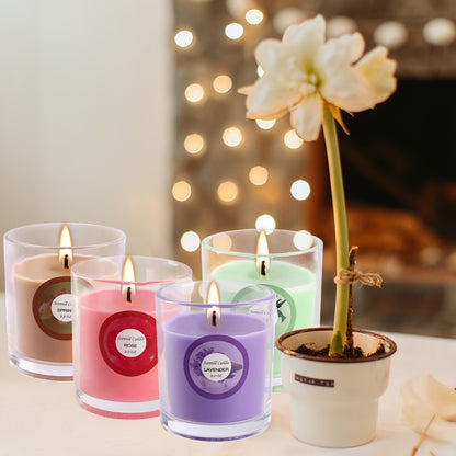 20 Packs Of Scented Candles, 10 Scents, Soy Wax Glass Jar Candles, Strongly Scented Candles Gift Set For Ladies Birthday, Mother'S Day, Christmas, Valentine'S Day, Etc.