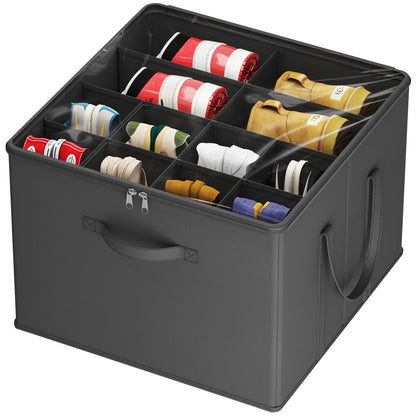 Large Shoe Box Storage Containers with Clear Cover and Reinforced Handles, Open Storage Bins,Shoe Storage Organizer for Closet, Fits 12-16 Pairs, Foldable Storage Bins Fit for Boots Heels Sneakers, 1/2/3 Pack