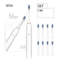White (8 brush heads)