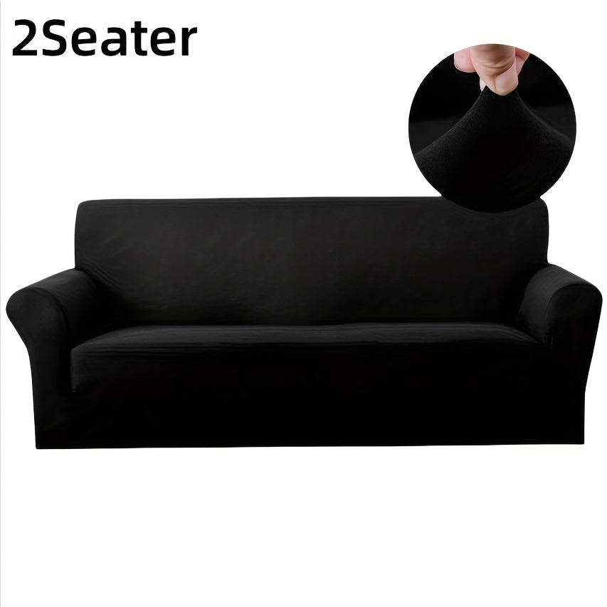 1pc Of Elastic Anti Slip Sofa Cover (excluding Pillowcase) - Cat Paw Protection, Suitable for Elastic Coverage Of Living Room, Bedroom, And Office Decoration - Easy to Care for Fabric