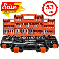 53PCS box ratchet socket wrench set