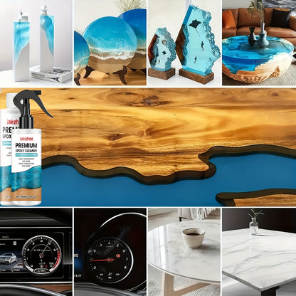 Epoxy Resin Polish + Cleaner - Effortlessly Removes Scratches And Stains, Polishes Surfaces, And Restores High Gloss to Epoxy Products.