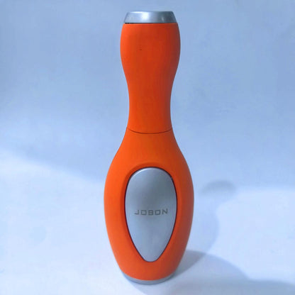 A Lighter Designed Like a Bowling Ball, This Novelty Metal Torch Igniter Is Refillable And Can Withstand High Temperatures. It'S Windproof And Features Direct Gas Injection, Making It Ideal for Decoration, Gifts, Camping, And Grilling