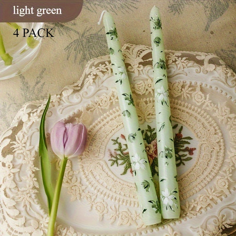 2/ 4pcs/ Box 9.84in Taper Scented Candles, Christmas Dinner Candles, Bottom Diameter 2.3 Centimeters/ 0.91 Inches for Home Decoration Candlelight Dinner Table Decoration Wedding Decoratio, Christmas Decorations