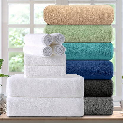 8pcs Extra Large Bath Towels Set 35" X 70", Premium Towel Set for Bathroom Gym Oversized Bath Sheet Ultra-Soft Luxury Thick Lightweight Highly Absorbent Fast Dry Towel for Daily Use, 750GSM