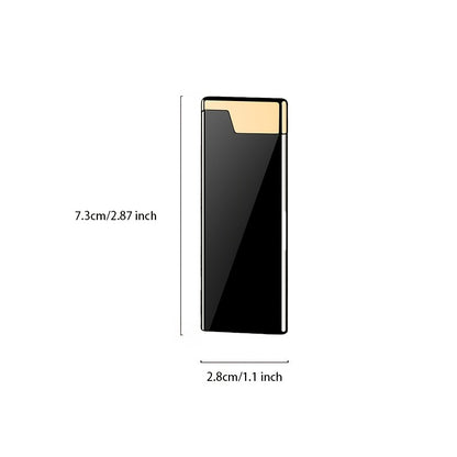 (No Butane) Ultra-Thin Butane Lighter, Refillable Butane Lighter, Wheel Ignition Portable Ultra-Thin Lighter, Adjustable Flame Size, Open Flame Gas Lighter, Suitable for Kitchen, Outdoor, Candles, Etc., Suitable for Both Men And Women