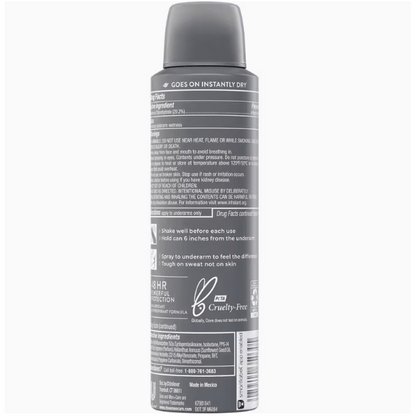Dove Men+ Care Dry Spray Deodorant 150 mL, Each 5 Fl Oz (Pack of 6) Total 30 Fl Oz (Scents May Vary)