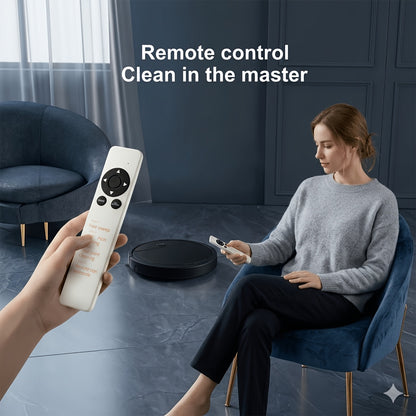 Multifunctional Robot Vacuum Cleaner, Ideal for Floor Cleaning, Pet Hair Removal, And Paper Debris, with 2000Pa Strong Suction And 150 Minutes of Life for