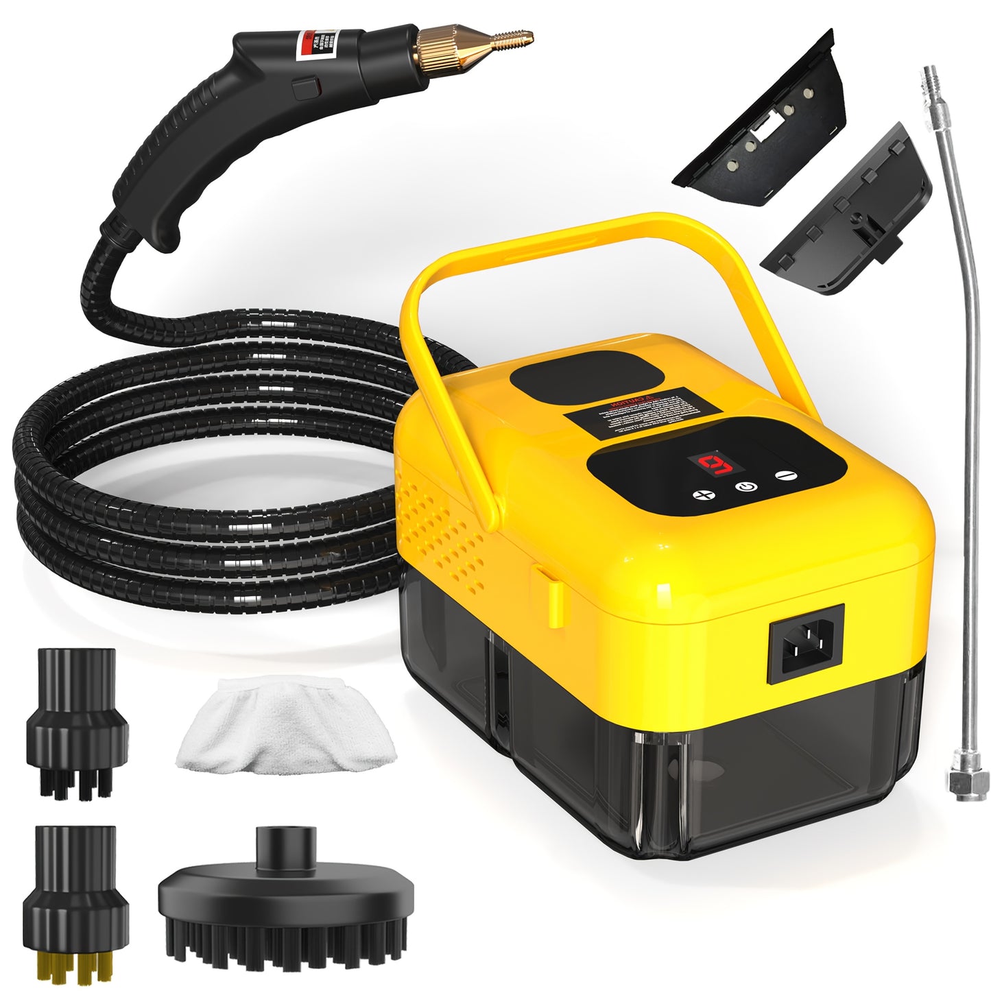 Handheld Steam Cleaner High Pressure Portable Steam Cleaning Machine for Kitchen Grease Sofa Car Upholstery Air Conditioner Washing Machine Tile Grout