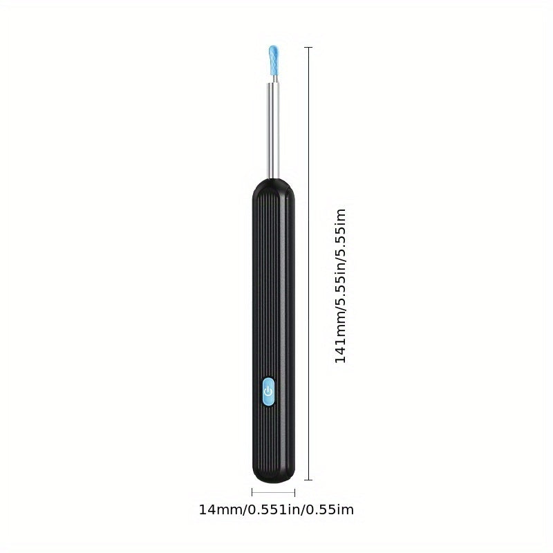 1080P Ear Wax Removal Tool with Camera – Wi-Fi Ear Cleaning Kit with 6 Spoons & Tweezers, Rechargeable, Visual Ear Cleaner for Safe Ear Care at Home