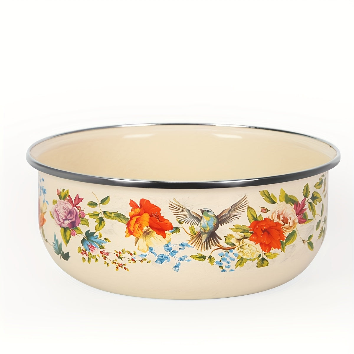 5pcs Enamel Multifunctional Sealed Fruit And Vegetable Preservation Boxes, Portable Lunch Boxes, Noodle Bowls, Refrigerator Preservation Bowls, Food Storage Containers, Suitable for Home Kitchens, Office School Lunches, And Outdoor Cooking Camping.