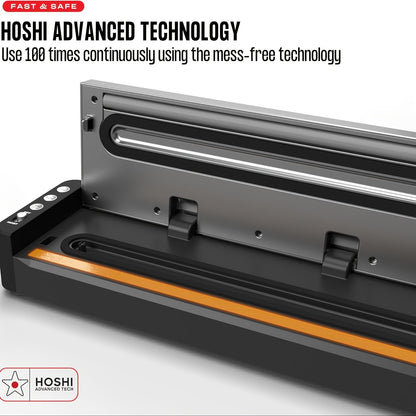 Ikigai V10 Pro Vacuum Sealer Machine, 80kPa Powerful Suction Automatic Food Vacuum Sealer, Dry/Wet Modes, Easy-to-Clean, Engineered to Enhance Your Lifestyle
