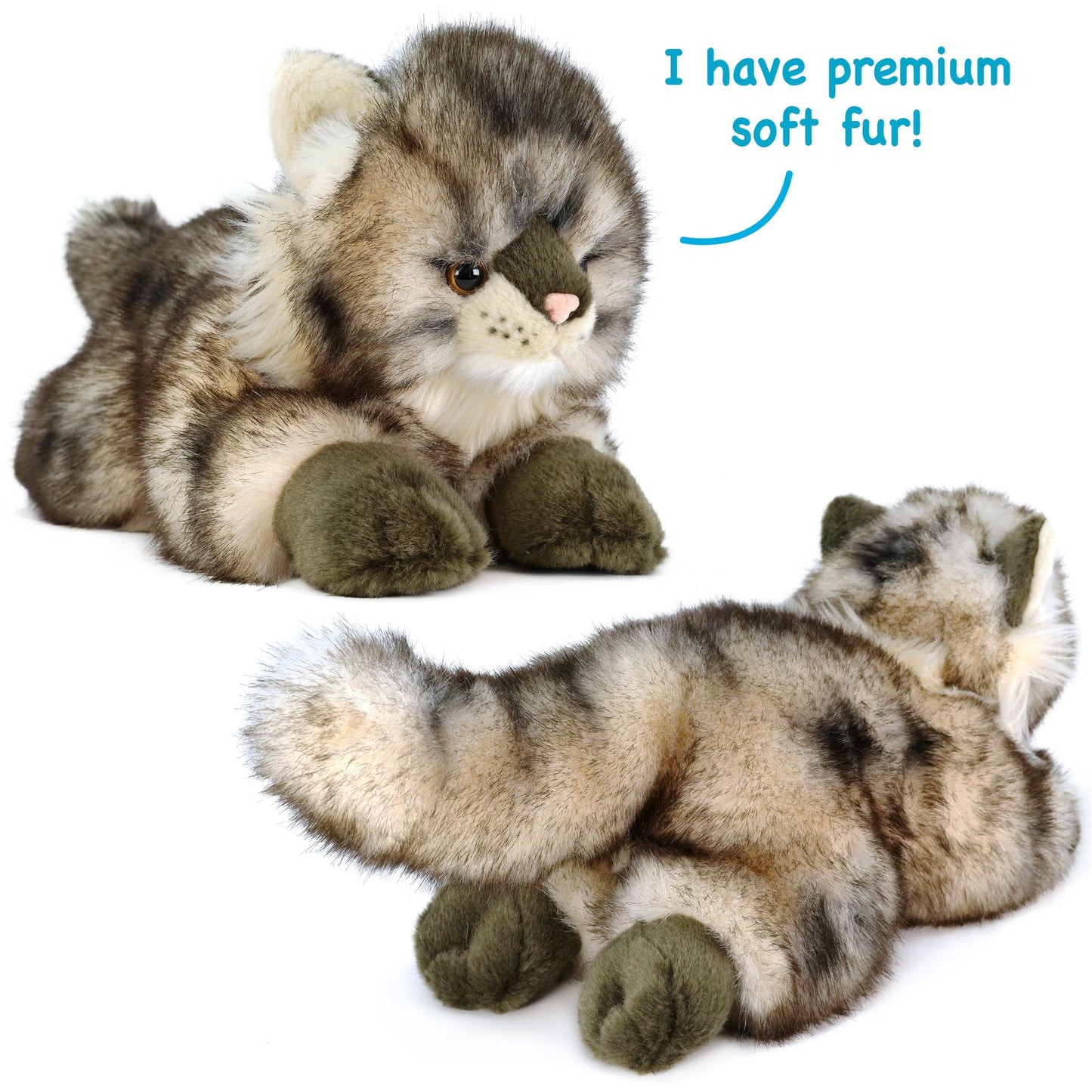 Ricky The Maine Coon - 16 Inch Stuffed Animal Plush - By Viahart
