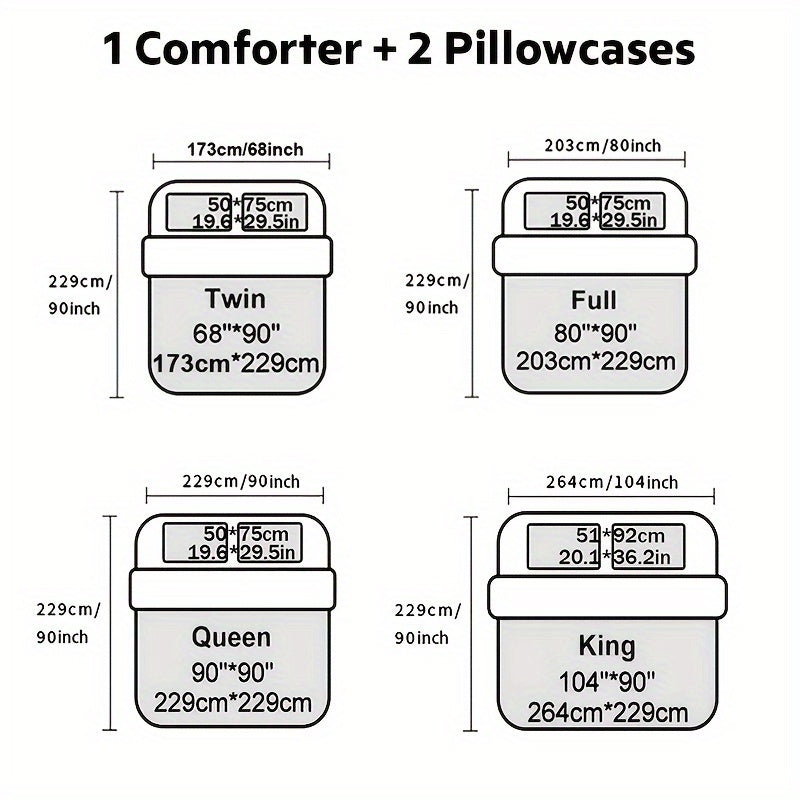 2D Flat 3pcs Black Gray Design Skull Quilt Set (1 Comforter +2 Pillowcases Without Pillow Core), Contains Padding 180gsm Quilting Soft Ventilate Digital Printing Bedroom Dormitory At Home Room Decor Back-to-School Season Valentine'S Day Gift-Giving