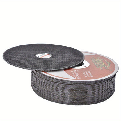 Cut-Off Wheels 100 Pack 4-1/ 2 X 1/ 25 X 7/ 8 Inch Metal and Stainless Steel Cutt-ing Discs for